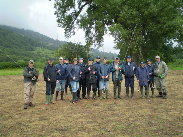 Community Against Drugs Team Get the Fishing Bug