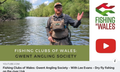 Fishing in Wales – River Usk at Ty Mawr, with Gwent Chair, Lee Evans