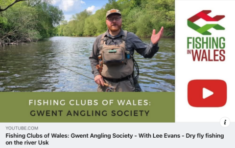 Fishing in Wales – River Usk at Ty Mawr, with Gwent Chair, Lee Evans